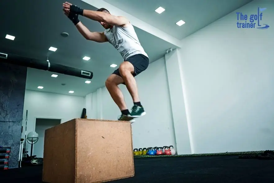 Entrenamiento de potencia explosiva para golfistas Dfisio y saltos plioemétricos